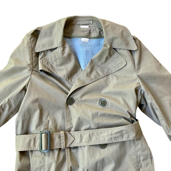 USMC Trench Coat All Weather Dress Jacket Size 38L US Military Marines - Picture 2 of 6